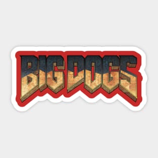 Big Dogs Gaming - "Doom" Style Sticker